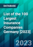 List of the 100 Largest Insurance Companies Germany [2023]- Product Image